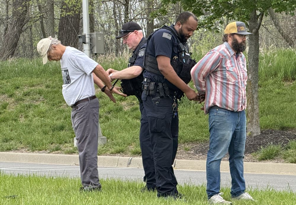 Thomas C. Fox, NCR's editor/publisher emeritus, was arrested April 15 during a protest outside a nuclear weapons plant run by Honeywell in Kansas City, Missouri. 